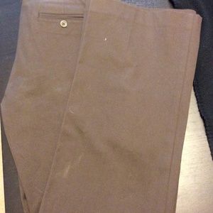 Gap Brown Modern Fit Flare Stretch Pants
